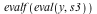 evalf(eval(y, s3))
